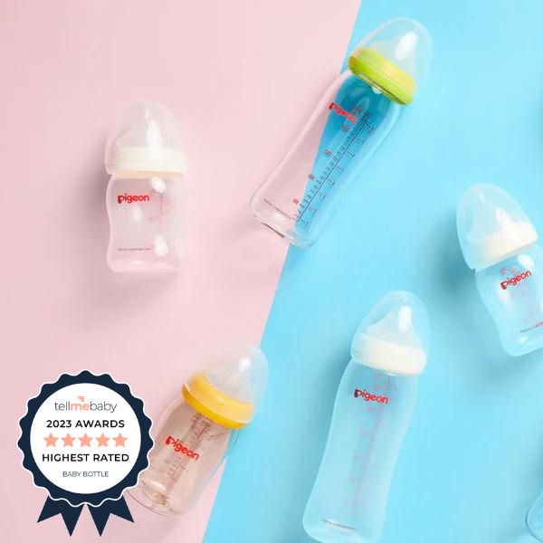 Pigeon bottles store for breastfed babies