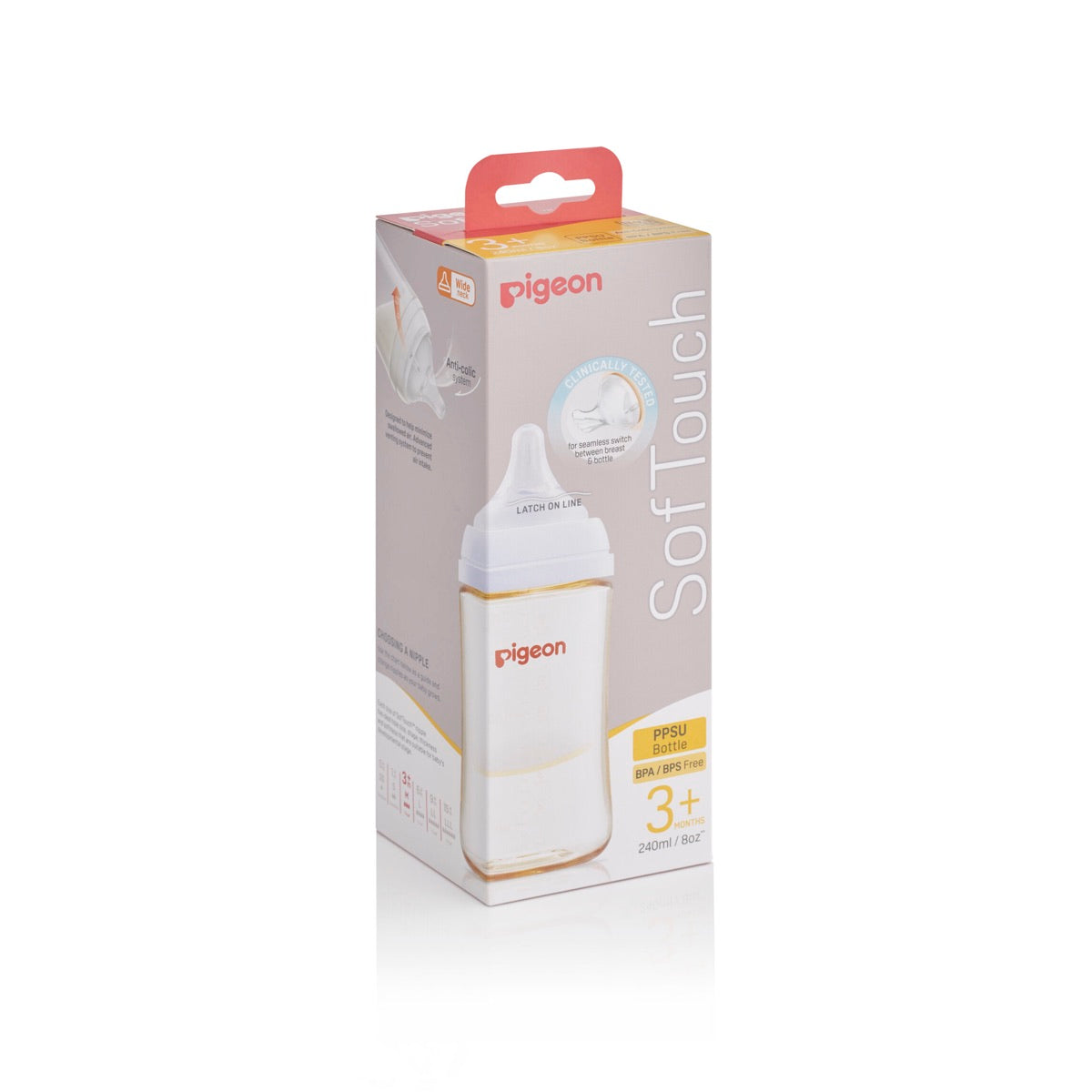 SofTouch™ III baby bottle PPSU 240ml box