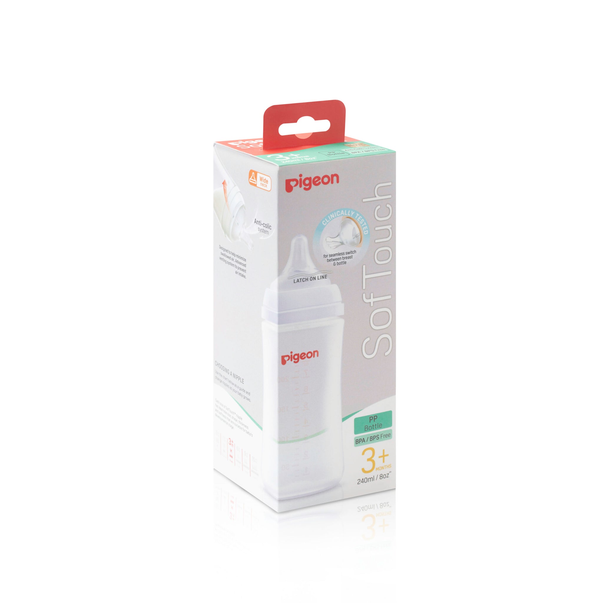 SofTouch™ III baby bottle PP 240ml - box