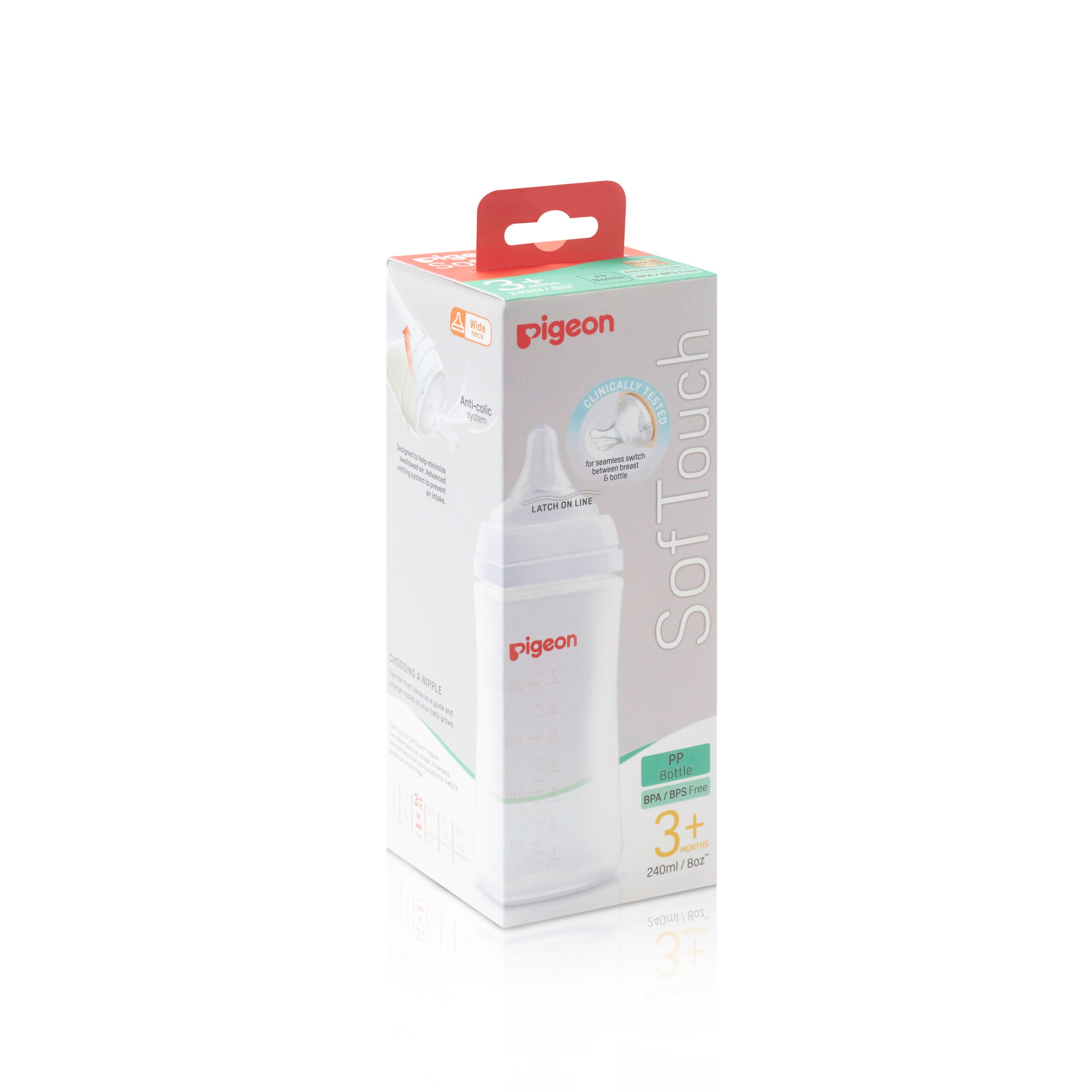 SofTouch™ III baby bottle PP 160ml box