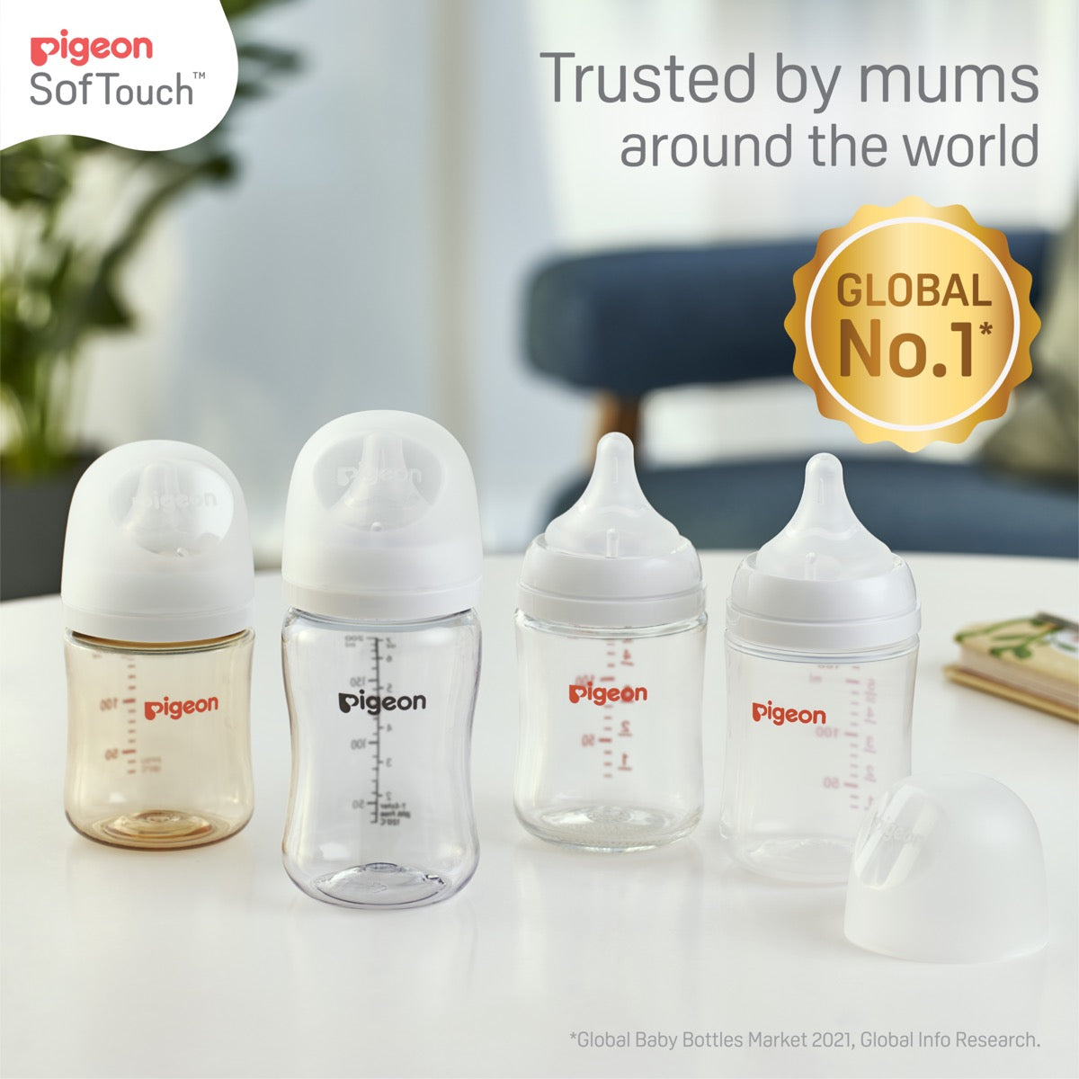 SofTouch™ III baby bottle PPSU 240ml - Twin Pack range